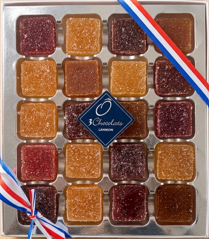 Coffret 20 Pâtes de fruits