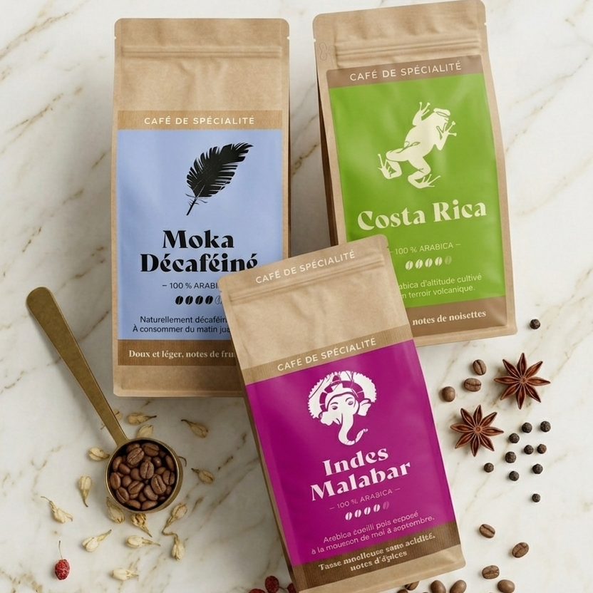 Coffret café origine en grain