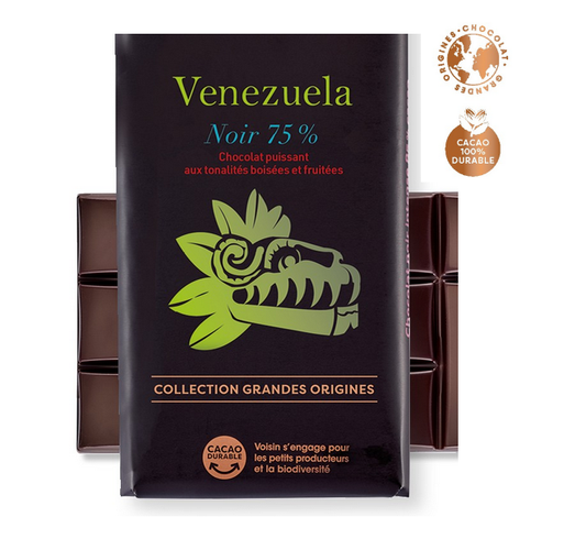 Tablette Vénézuela noir 75%